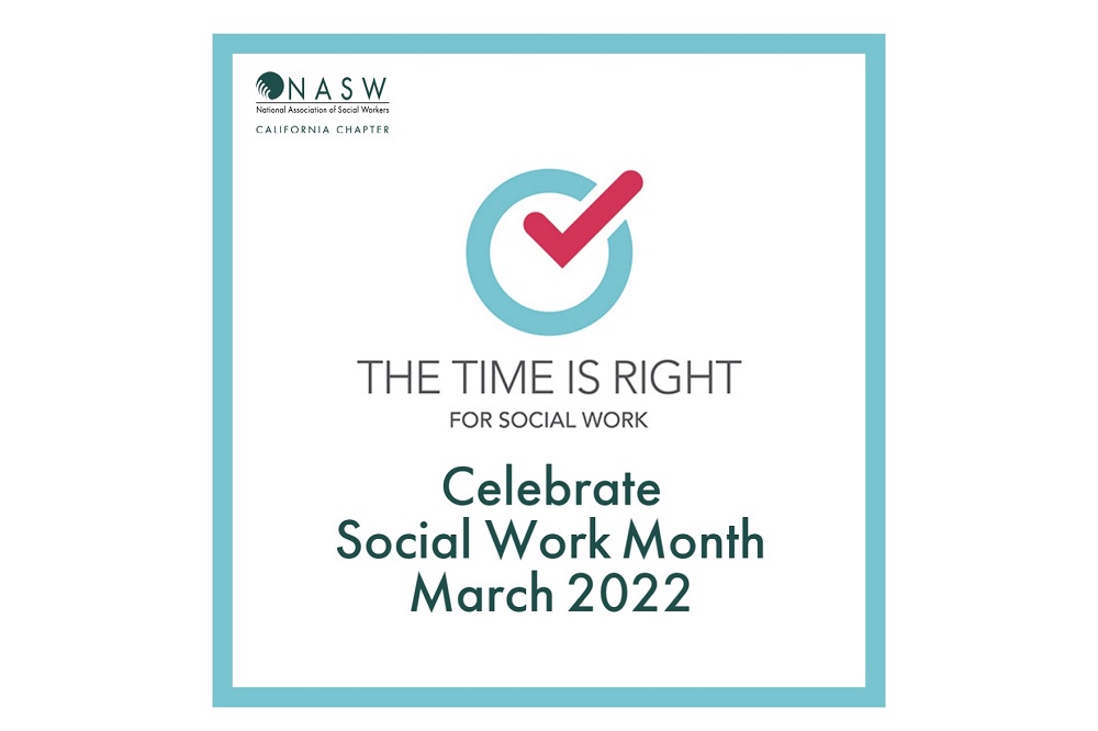 Image celebrating Social Work Month March 2022